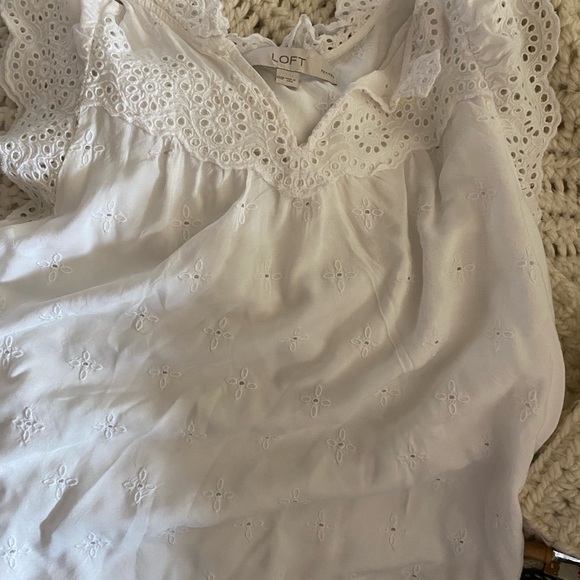 Loft Eyelet Embroidered Blouse - Picture 2 of 4